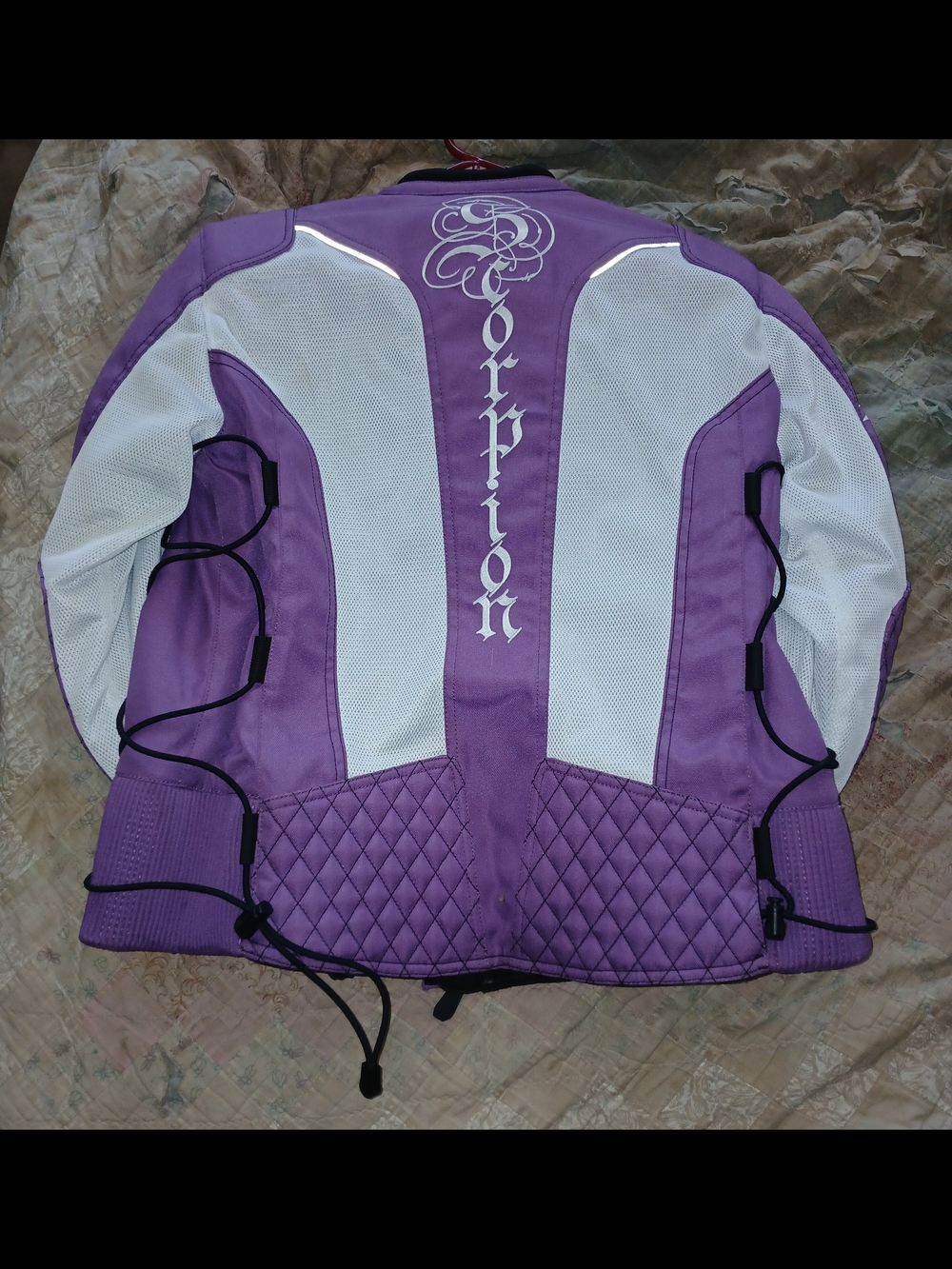 Woman's Scorpion Racing Motorcycle Jacket - Picture 3 of 3